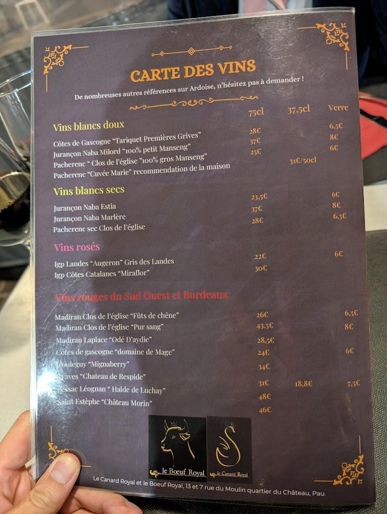 Le Canard Royal - Menu Image 3